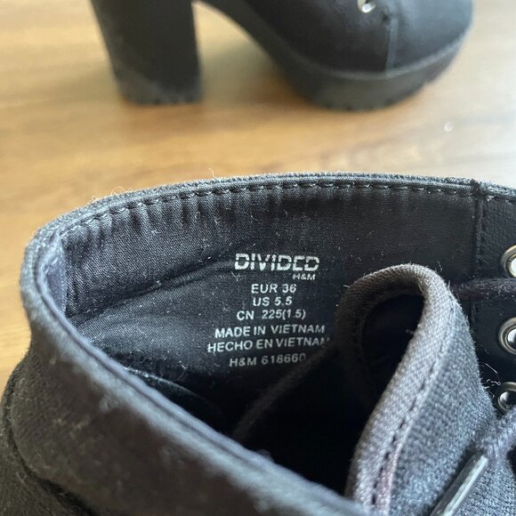 H&M Divided Chunky Block Heels - Picture 6 of 8